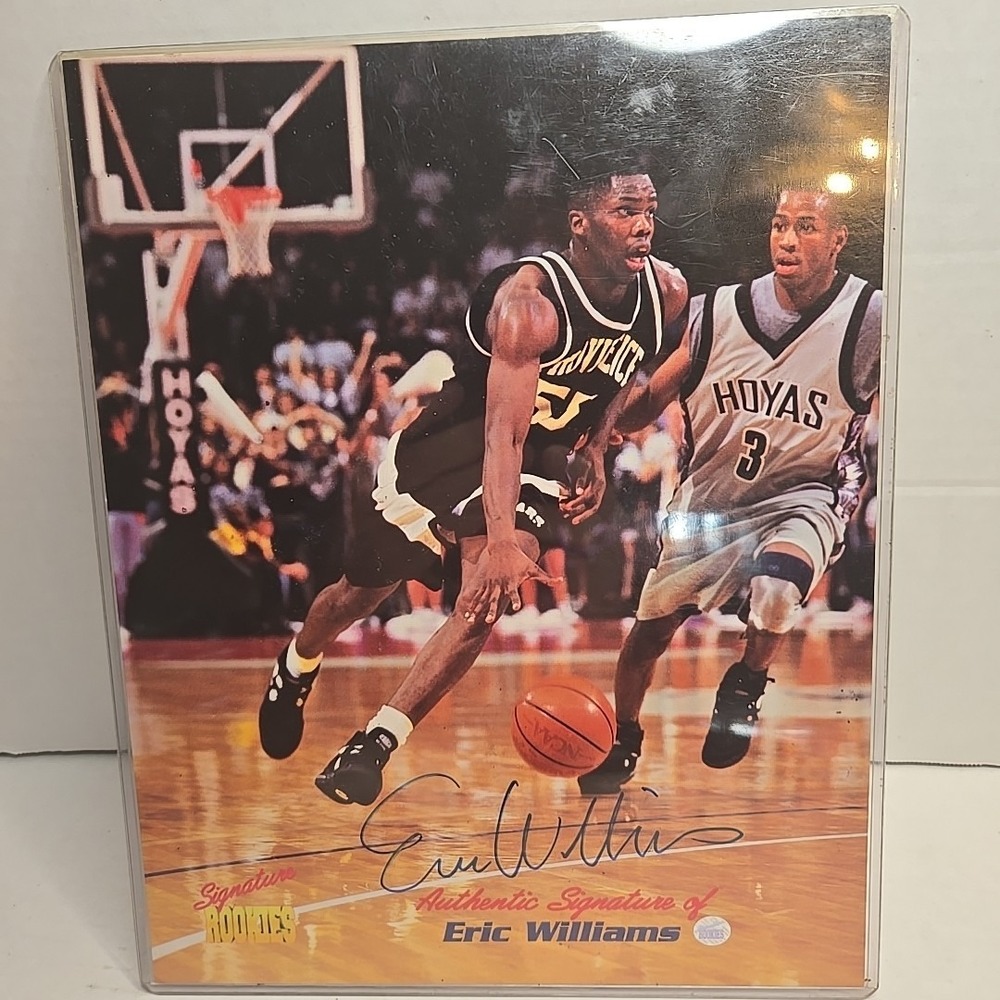 Eric‎ Williams Signed Autographed 8x10 Photo Signature Rookies Providence E-003